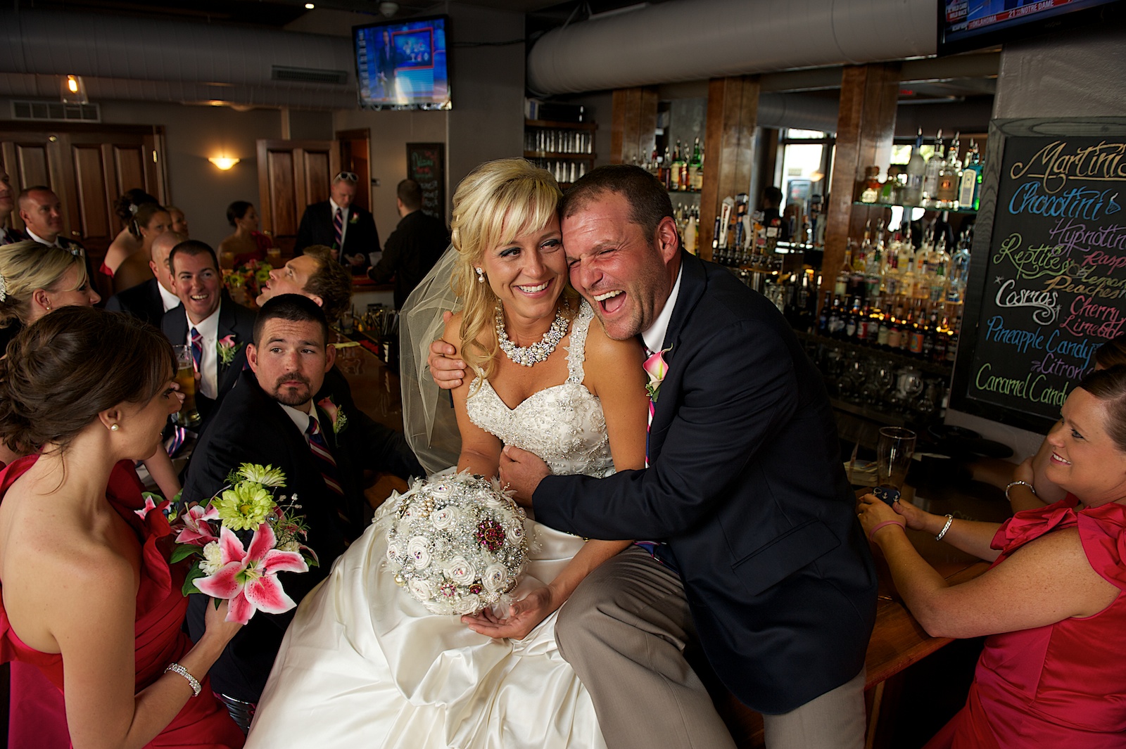 Chelsea Hanley and Corey Staples Wedding at Holy Name Church Saturday night, September 28, 2013.